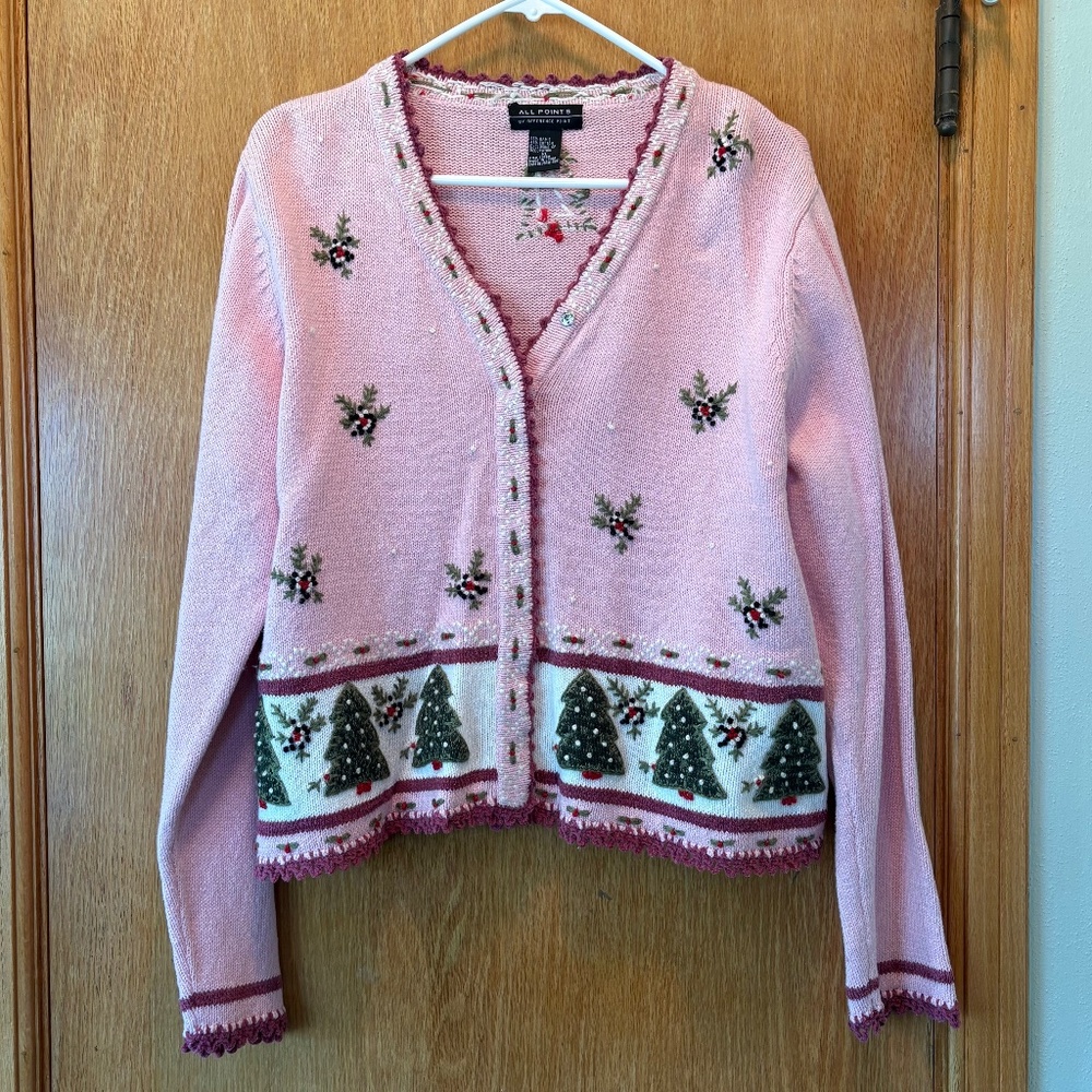 Embroidered Christmas Sweater